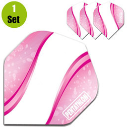 Pentathlon Pentathlon Vizion Spiro Dartflights - Roze afbeelding