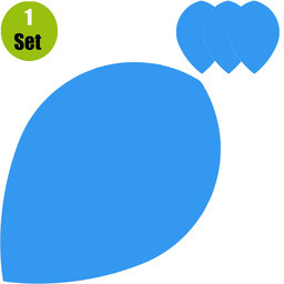 Lena Poly Plain Pear Blauw afbeelding