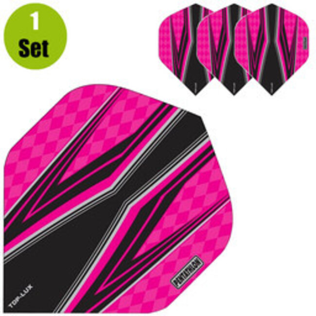 Pentathlon TDP Lux Vision Black Dartflights - Roze