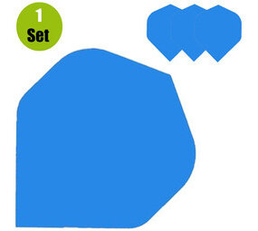 Lena Poly Plain Dartflights - Blauw Lena Poly Plain Dartflights - Blauw