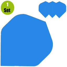 Poly Plain Dartflights - Blauw afbeelding