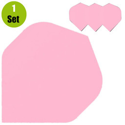 Lena Poly Plain Dartflights - Fluor Roze afbeelding