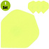 Poly Plain Dartflights - Neon Geel Poly Plain Dartflights - Neon Geel
