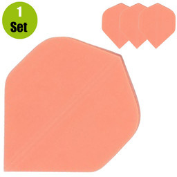Lena Poly Plain Dartflights - Neon Oranje afbeelding