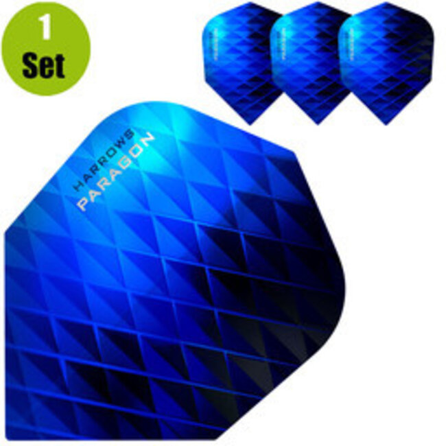 Harrows Paragon Dartflights - Blauw