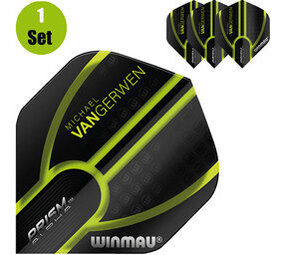 Winmau Michael van Gerwen Prism Alpha MvG Black-Green 143 Winmau Michael van Gerwen Prism Alpha MvG Black-Green 143