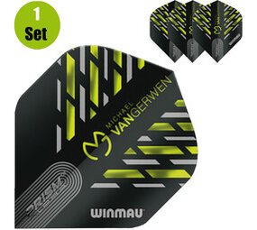 Winmau Michael van Gerwen Prism Alpha Black/Green V3 Winmau Michael van Gerwen Prism Alpha Black/Green V3