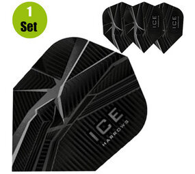 Harrows Harrows ICE Dartflights - Zwart Harrows Harrows ICE Dartflights - Zwart