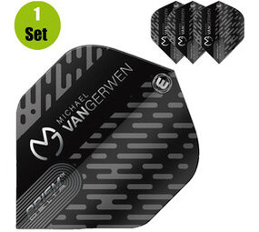 Winmau Michael van Gerwen Prism Delta Black/Grey V2 Winmau Michael van Gerwen Prism Delta Black/Grey V2