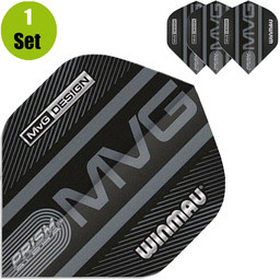 Winmau Michael van Gerwen Prism Alpha MvG 2021 Black-Grey afbeelding