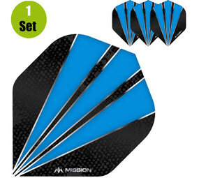 Mission Flare Dart Flights - Aqua Mission Flare Dart Flights - Aqua