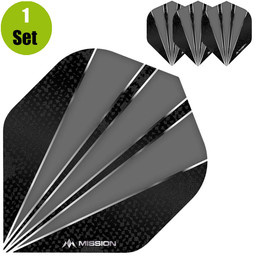 Mission Flare Dart Flights - Grijs afbeelding