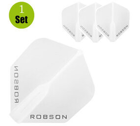 Robson Robson Standaard Dartflights - Wit Robson Robson Standaard Dartflights - Wit