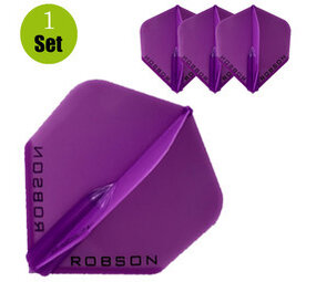 Robson Robson Standaard Dartflights - Paars Robson Robson Standaard Dartflights - Paars