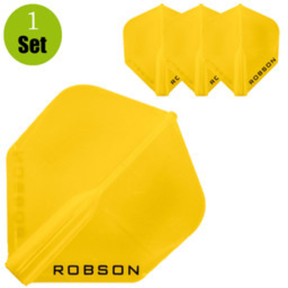 Robson Robson Standaard Dartflights - Geel Robson Robson Standaard Dartflights - Geel