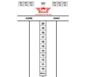 Bulls Dart Scorebord Flex 30x45 cm