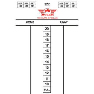 Bulls Bulls Dart Scorebord Flex 30x45 cm