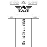 Bulls Budget Dart Scorebord 30x45 cm Bulls Budget Dart Scorebord 30x45 cm