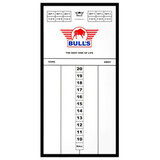 Bulls Styreen Scorebord 30x60 cm Bulls Styreen Scorebord 30x60 cm