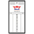 Styreen Scorebord 30x60 cm Styreen Scorebord 30x60 cm