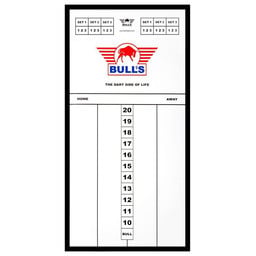 Bulls Styreen Scorebord 30x60 cm afbeelding