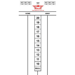 Bulls Dart Scorebord Flex 30x60 cm afbeelding