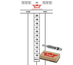 Bulls Flex scorebord SET 60x30 cm