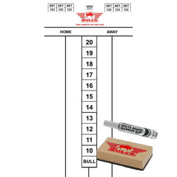 Bulls Flex scorebord SET 60x30 cm afbeelding