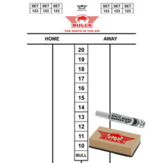 Bulls Bulls Flex scorebord SET 45x30 cm