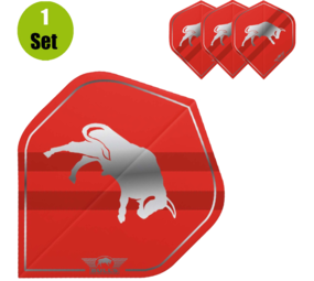 Bulls Bulls Retro Dartflights - Rood Bulls Bulls Retro Dartflights - Rood