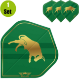 Bulls Bulls Retro Dartflights - Groen Bulls Bulls Retro Dartflights - Groen