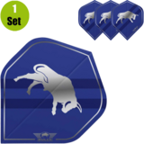 Bulls Bulls Retro Dartflights - Blauw Bulls Bulls Retro Dartflights - Blauw