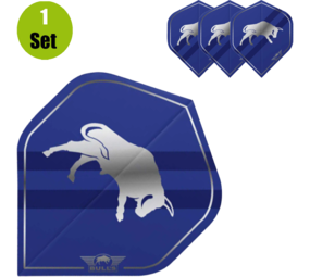 Bulls Bulls Retro Dartflights - Blauw Bulls Bulls Retro Dartflights - Blauw
