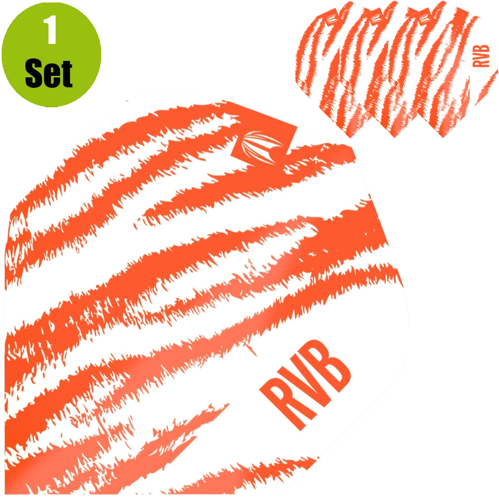 Target RVB Pro Ultra No2 2023 Dartflights - Wit afbeelding