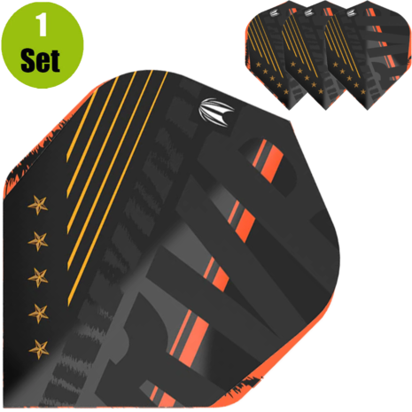 Target Raymond van Barneveld 80% No6 Dartflights - Zwart Target Raymond van Barneveld 80% No6 Dartflights - Zwart