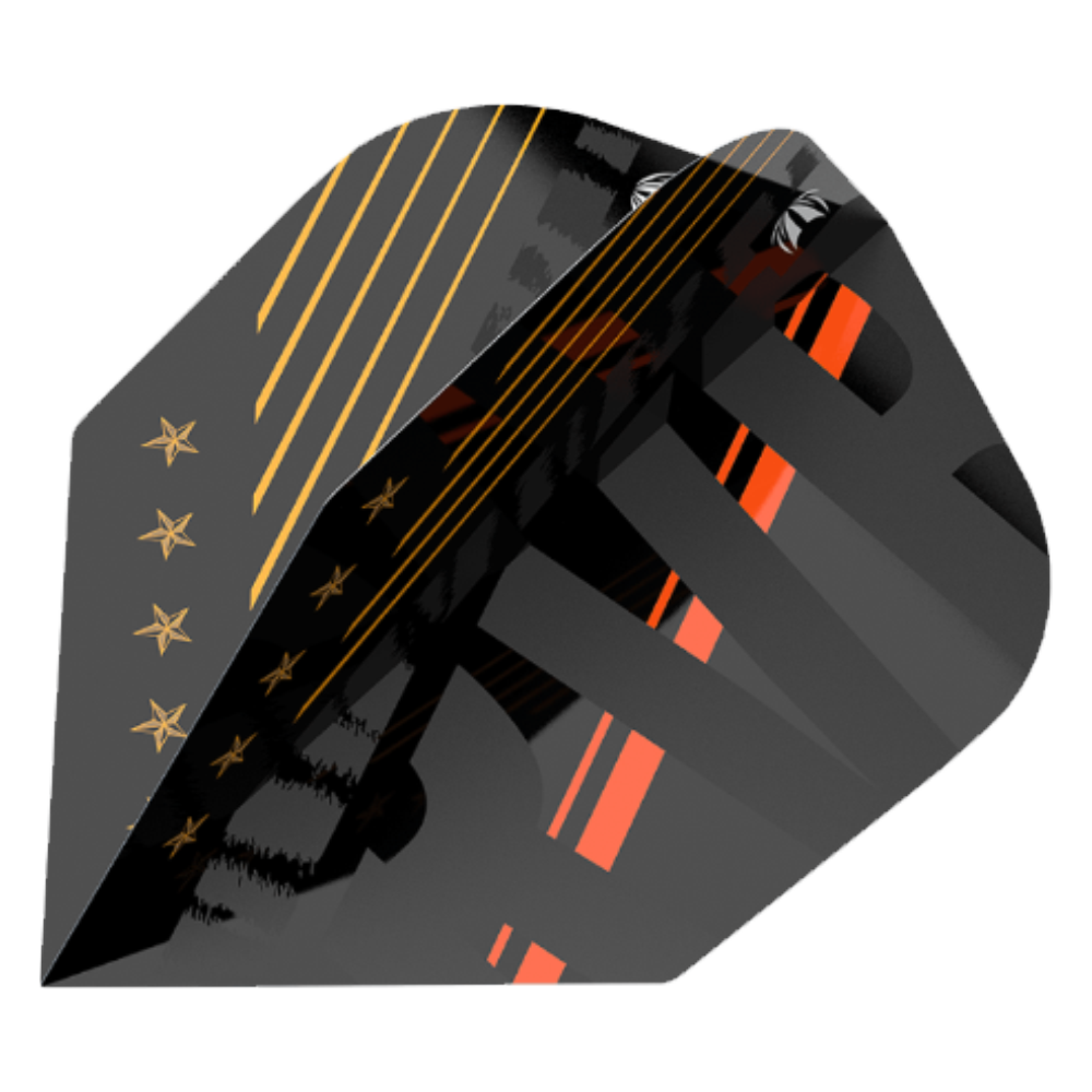 Target Raymond van Barneveld 80% No6 Dartflights - Zwart Target Raymond van Barneveld 80% No6 Dartflights - Zwart
