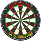 Dartshop Leiden Dartbord Bedrukken