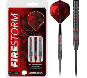 Designa Firestorm V2 Knurled Zwart