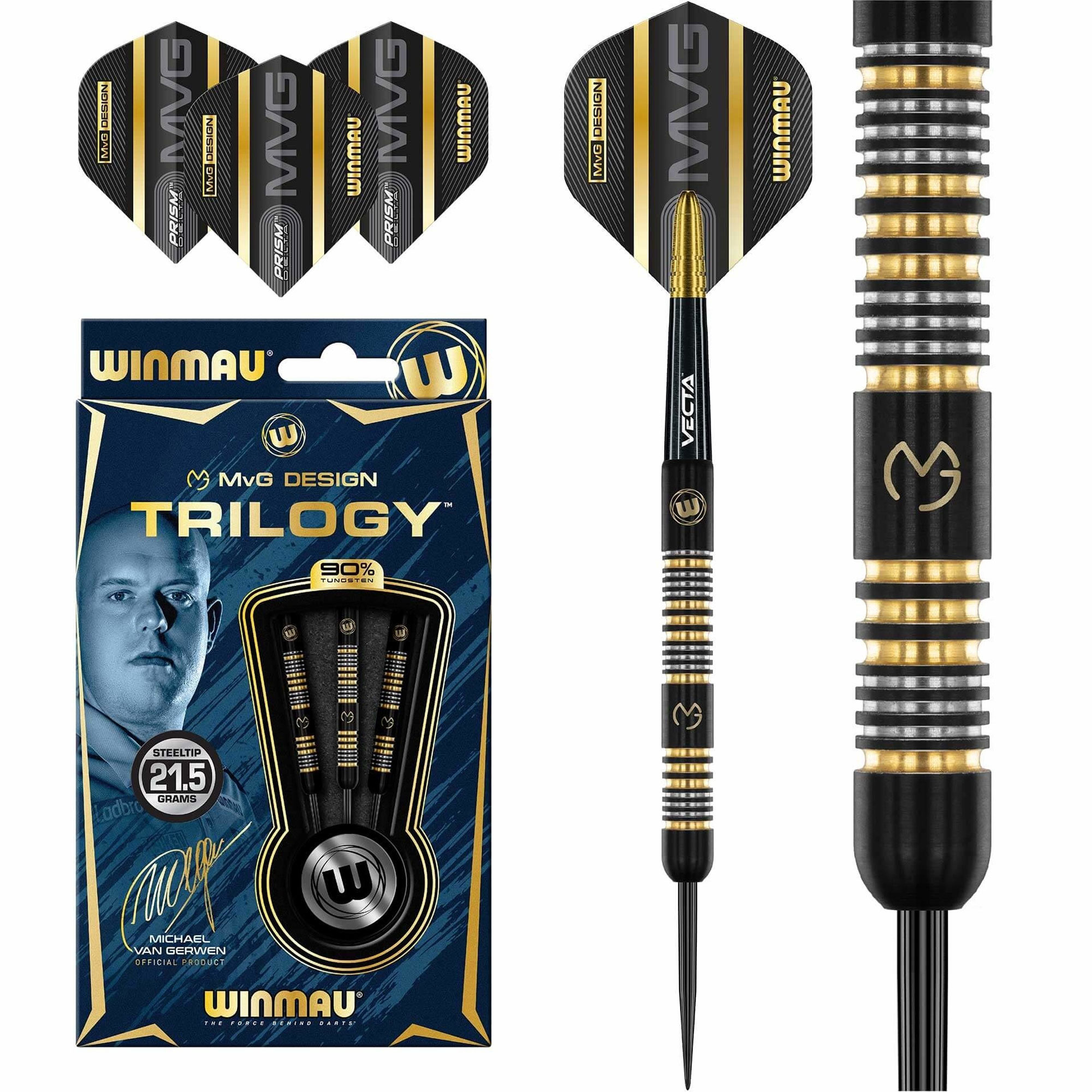 Winmau Michael van Gerwen Trilogy Darts afbeelding