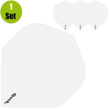 Lena Poly Plain Dartflights - Clear