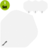 Poly Plain Dartflights - Clear Poly Plain Dartflights - Clear