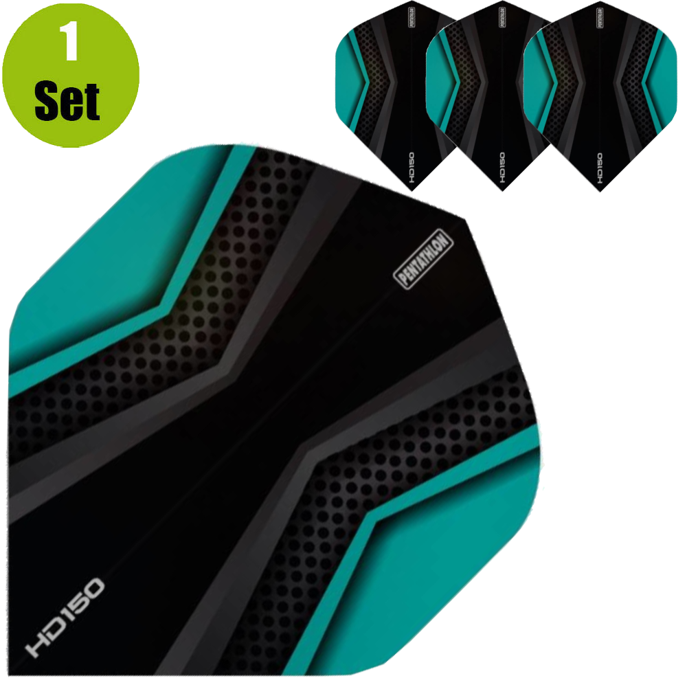 Pentathlon Pentathlon HD150 Dart Flights Xwing - Aqua afbeelding