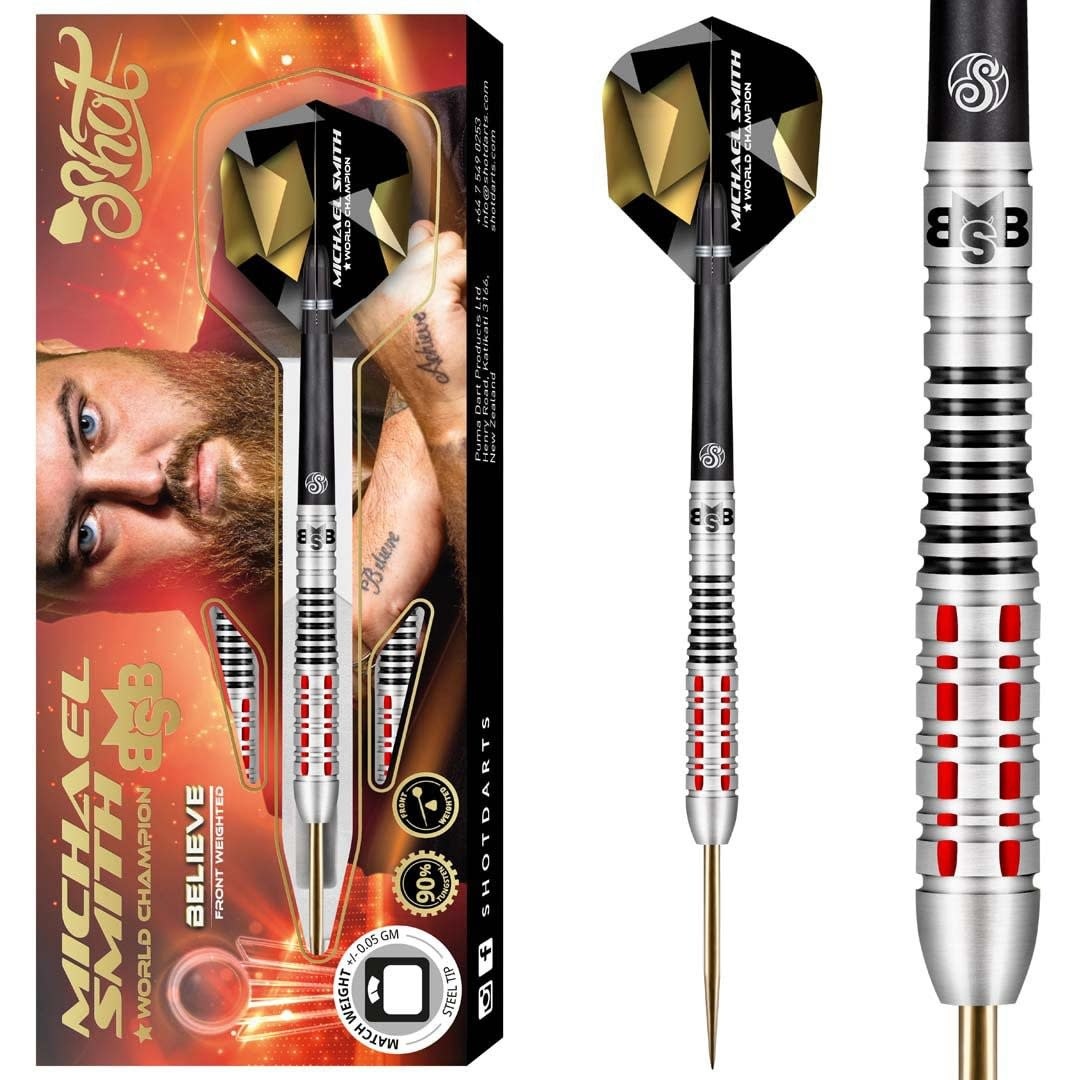 Shot Michael Smith 90% Believe - Dartpijlen afbeelding