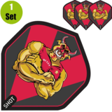 Shot Michael Smith Bully Boy Red - Dartflight Shot Michael Smith Bully Boy Red - Dartflight