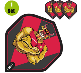 Shot Michael Smith Bully Boy Red - Dartflight Shot Michael Smith Bully Boy Red - Dartflight
