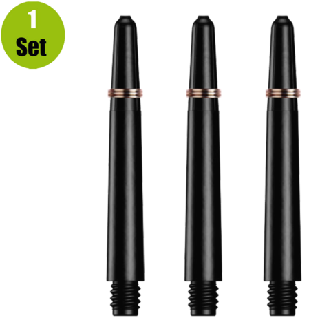 Lena Lena Nylon Dartshafts + Ring - Zwart Lena Lena Nylon Dartshafts + Ring - Zwart