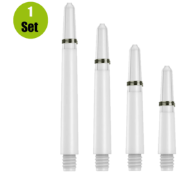 Lena Lena Nylon Dartshafts + Ring - Wit Lena Lena Nylon Dartshafts + Ring - Wit