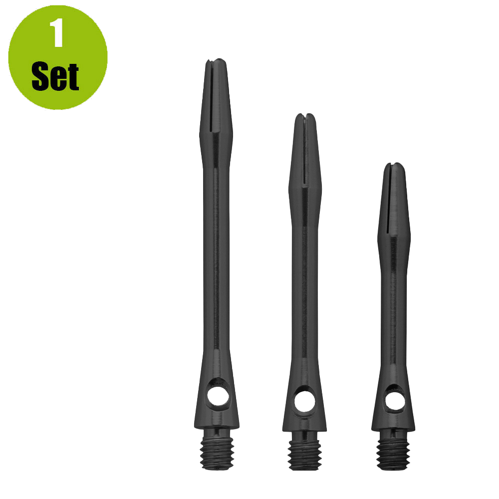 Lena Aluminium Dartshafts - Zwart afbeelding