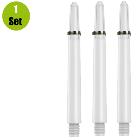 Lena Lena Nylon Dartshafts + Ring - Wit Lena Lena Nylon Dartshafts + Ring - Wit