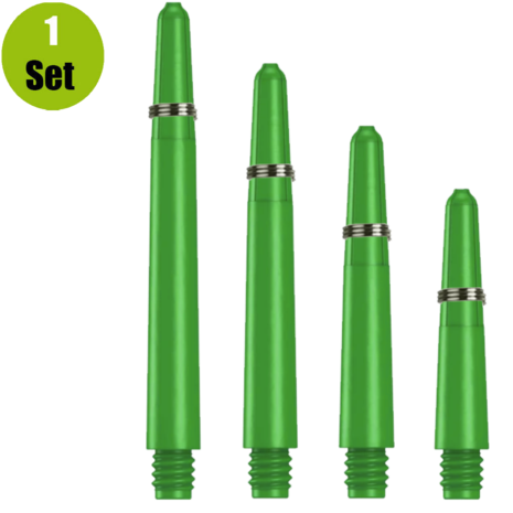 Lena Lena Nylon Dartshafts + Ring - Groen Lena Lena Nylon Dartshafts + Ring - Groen